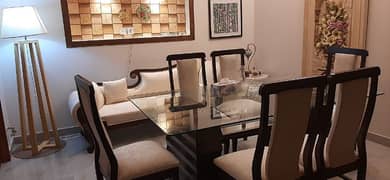 liven up your dining with sphisticated dining table .