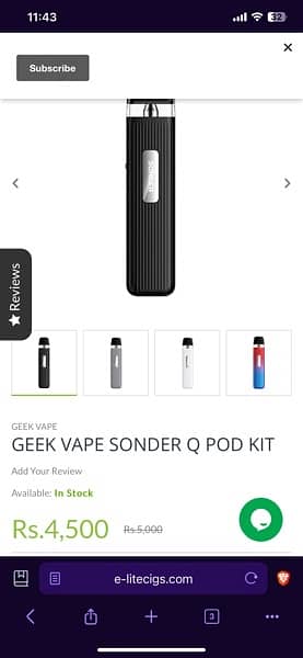 GeekVape Sonder Q READ ADD 5