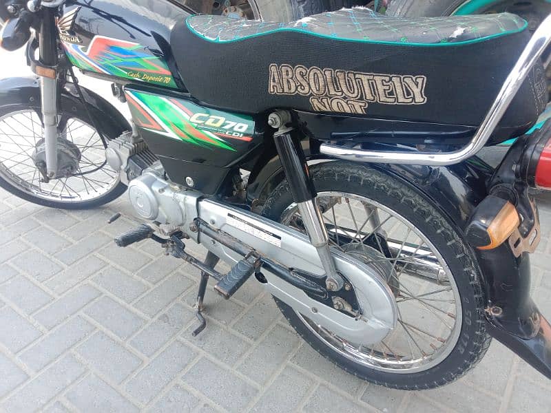 Honda Cd70 2021 model Hyderabad number 8