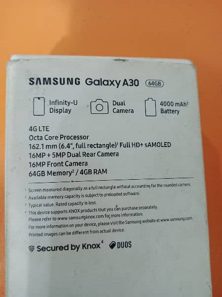 samsung A30 4/64 with box 2