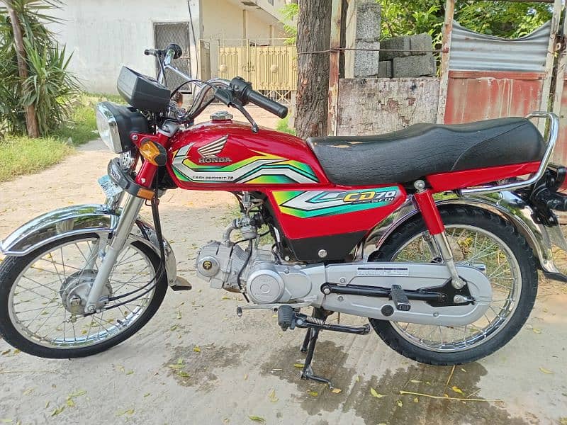 Honda 70 2023 model Islamabad number 7