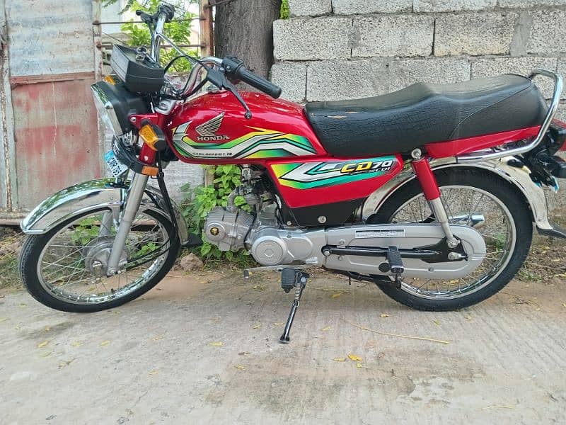 Honda 70 2023 model Islamabad number 9