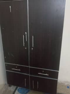 double almari new condition pure wooden