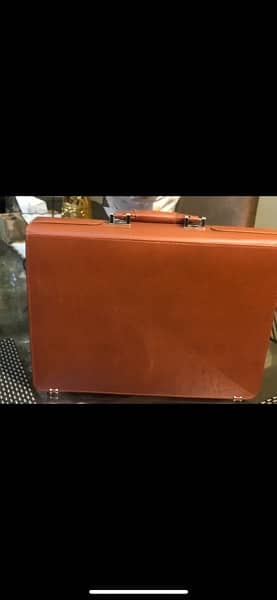 new leather never used laptop bag for sale urgently 2