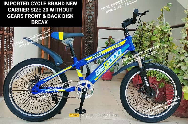 BRAND NEW CYCLE DIFFERENT PRICES BICYCLE DELIVERY ALL PAK 0342-7788360 19