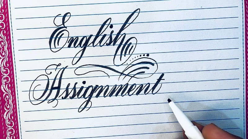 professional Handwriting assignment work 0