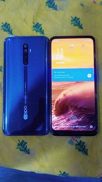 oppo Reno 2z black color bilkol ok ha 10by10+ ha change satt ha 2