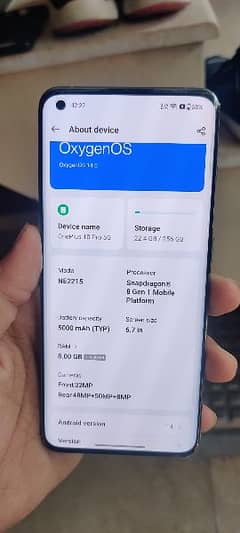 OnePlus 10 pro genuine phone 8 gb ram 256 gb storage