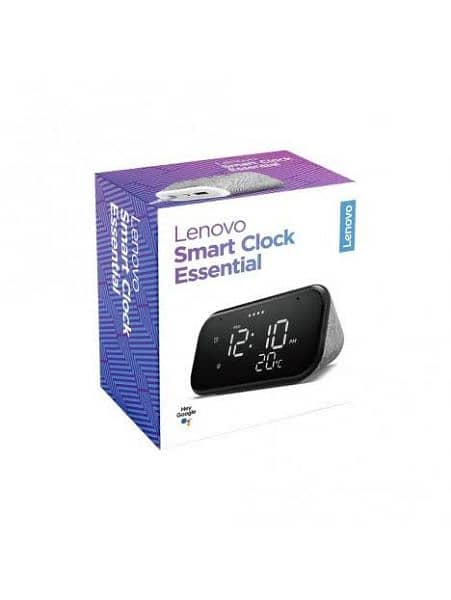 Lenovo Smart Clock Essential 4' Smart Display with Google Assistant 1