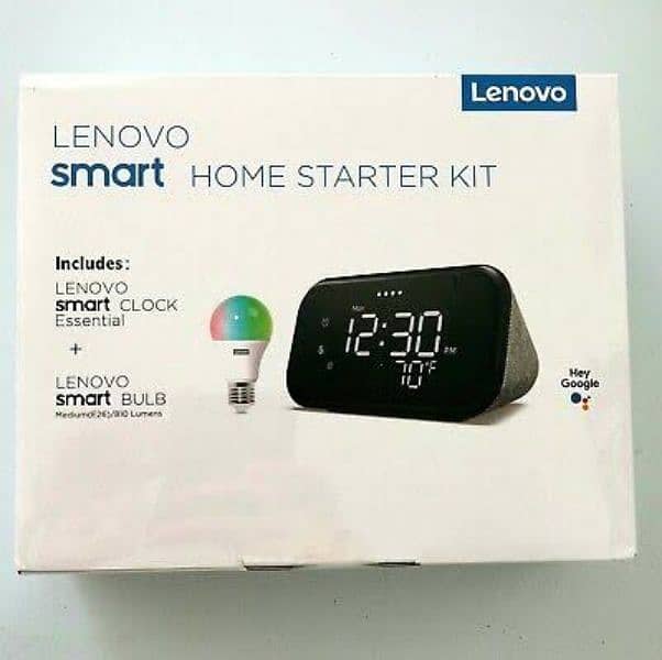 Lenovo Smart Clock Essential 4' Smart Display with Google Assistant 4