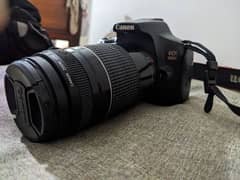 Canon 1300d with 2 lenses 50mm prime and zoom lens 75-300mm