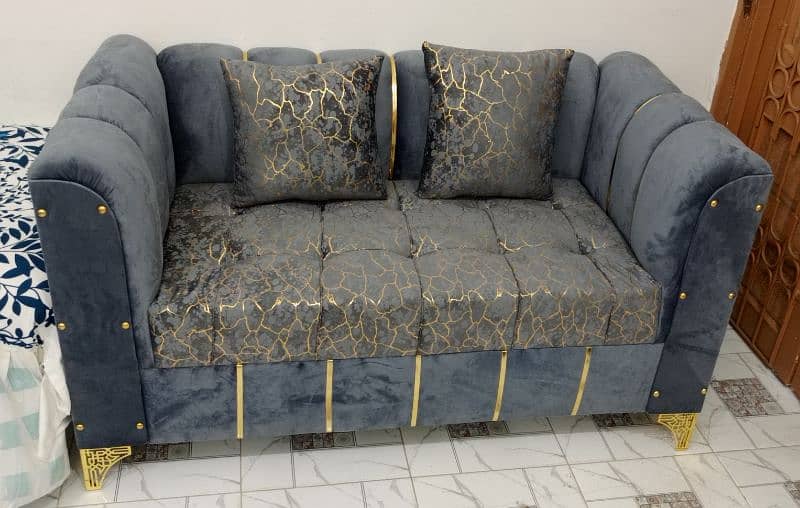 New Texture Design 6 Seater Stylish Sofa Set 9