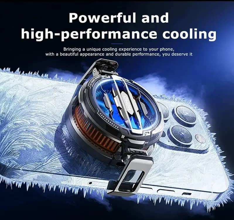 MEMO CX07 Magnetic Phone Radiator Phone Cooling Fan 5