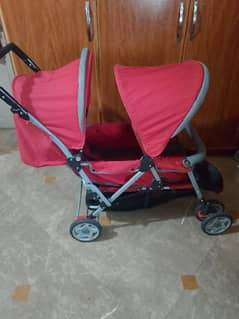 mamas love twin baby stroller