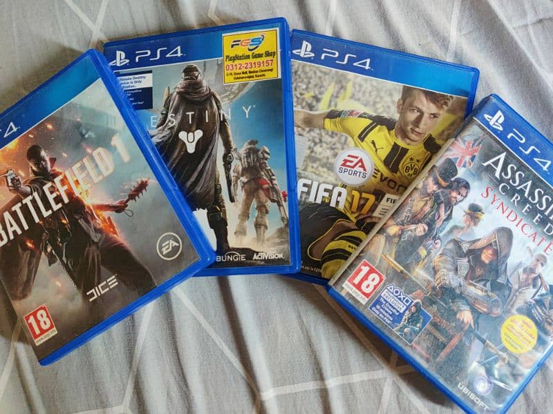 PS4 Playstation 4 Game Discs 0