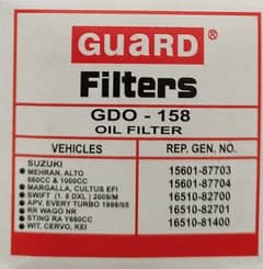 6 pcs oil filter all Suzuki cars 6 pcs air filter all Suzuki cars