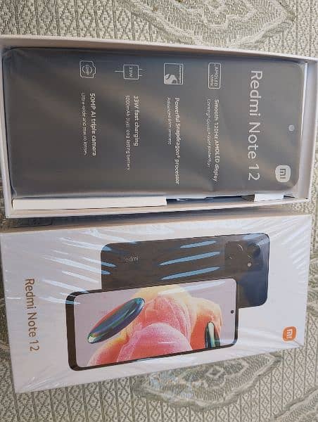 Redmi note 12 complete box 8+4gb/128gb with warranty 5 month 10/10 3