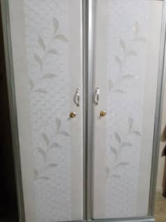 2 door iron cupboard 0