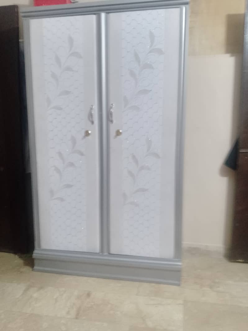 2 door iron cupboard 1