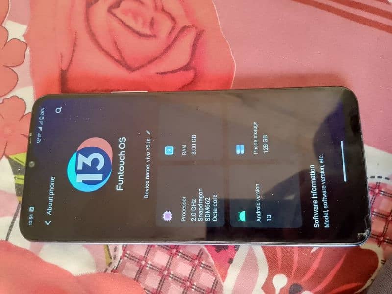 vivo y51 mob for sale 8 128 6