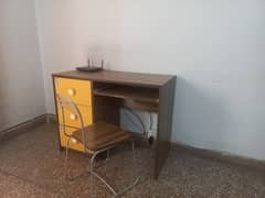 study table and chair