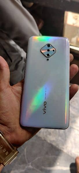 Vivo s1 pro 8 gp 128 gp with box 10 by 8 finger ok 5