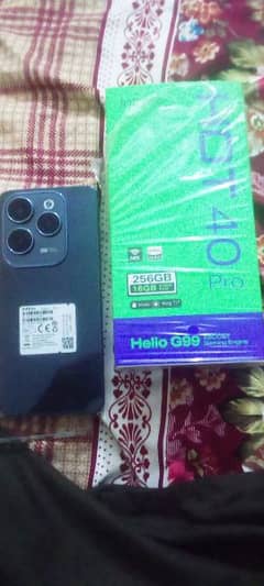 hot 40 PRO 8+256 10by10 full box