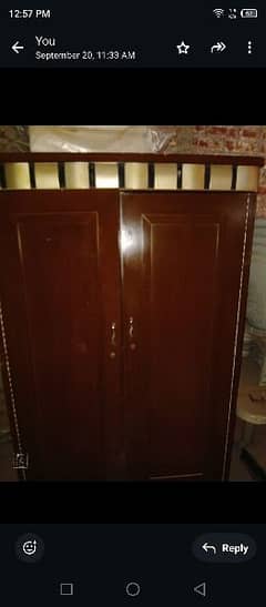 Brown wardrobe