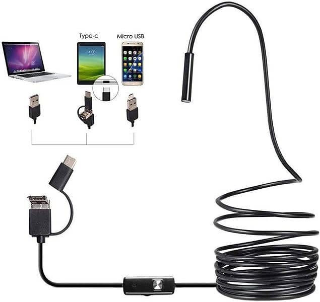 3-in-1 TYPE-C/Micro/USB Converter Endoscope Camera 03020062817 1