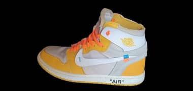 Air jordan 1 x off white canary yellow