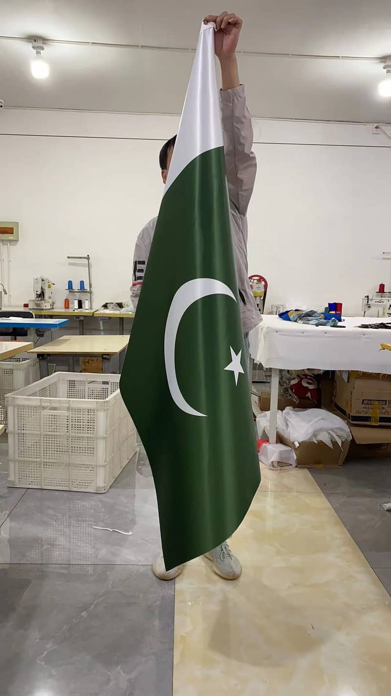 Pakistani Flag & Pole , sindh Government Flag , Army indoor Flag 8