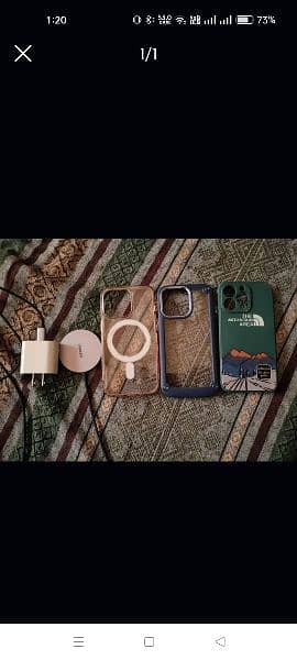 Wireless Charger Ugreen + Iphone 13 pro covers 0