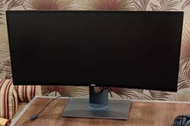 Dell U3417W 34″ Curved Monitor 2K Resolution HDMI USB3.0 Speakers