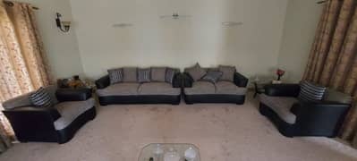 7 Seater Sofa Set - Like New