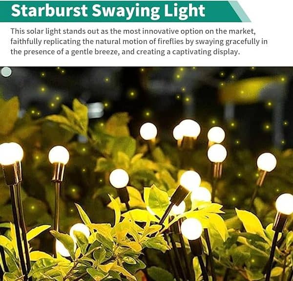 10 Lights – Led Solar Powered Firefly Light | free delivery 2