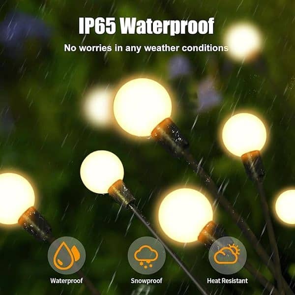 10 Lights – Led Solar Powered Firefly Light | free delivery 3