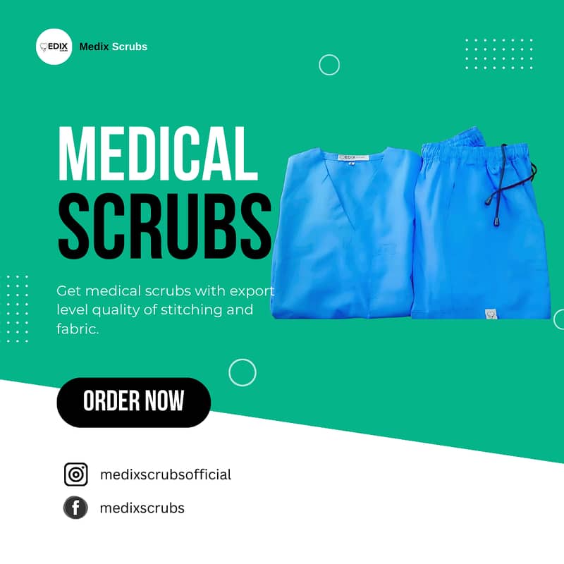  Comfort Meets Style – High-Quality Medical Scrubs Now Available!  0