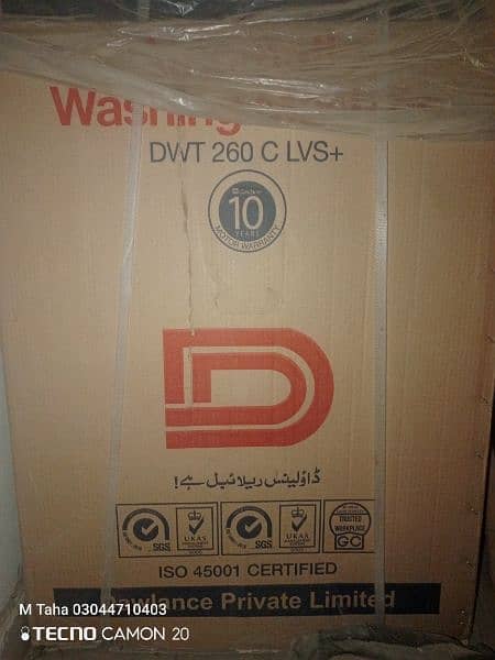 dawlance dwt 260c lvs+ 0