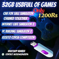 32gb usb full of games