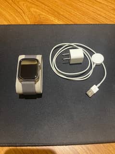 Apple Watch Series 7 45mm Silver Stainless Steel 99% Health 10/10