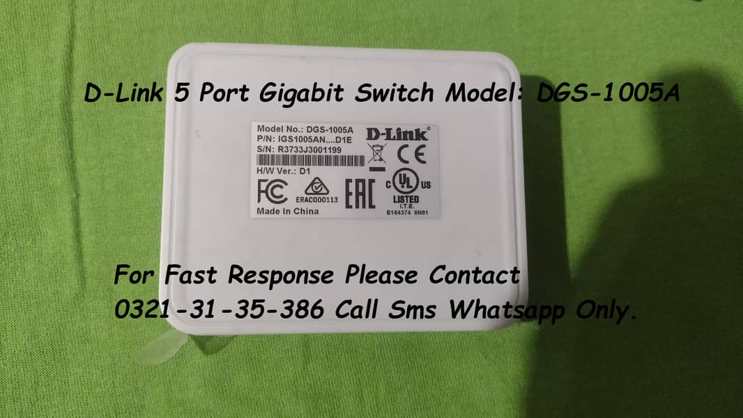 netgear dlink 5 port gigabit switch 7