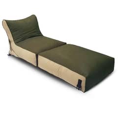 leather and parachute sofa comb bed