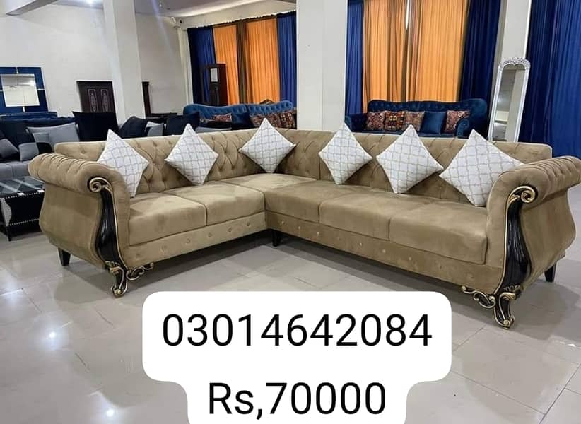 sofa set | L shape sofa | Wooden sofa | Poshish sofa | Luxury sofa 0