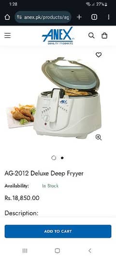 i am selling my deep frier