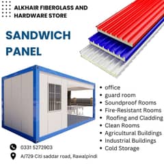 PU sandwich panel and EPS Sandwich Panel | fiberglass | tensile shade