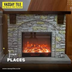 Electric fire place/gas fire places// 03057865194 whtsap