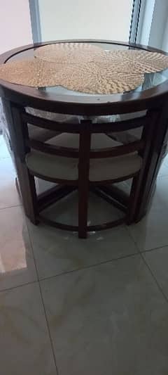 new dining table with 4 chairs