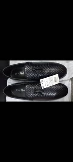 Black formal shoes size 42