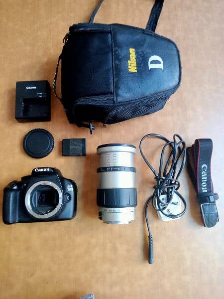 CANON 1200d with 28/200mm auto focus lense lush condition 12