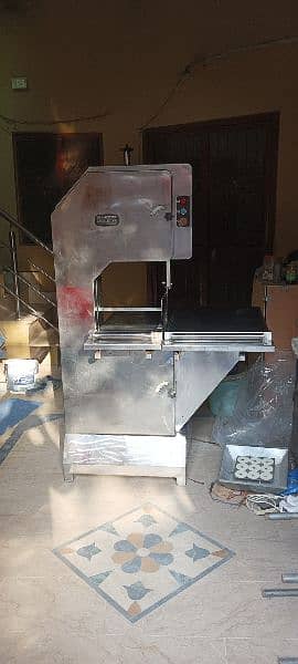 Meat cutter machine (Made in Korea)
2 HP 3 phase moter full size 10